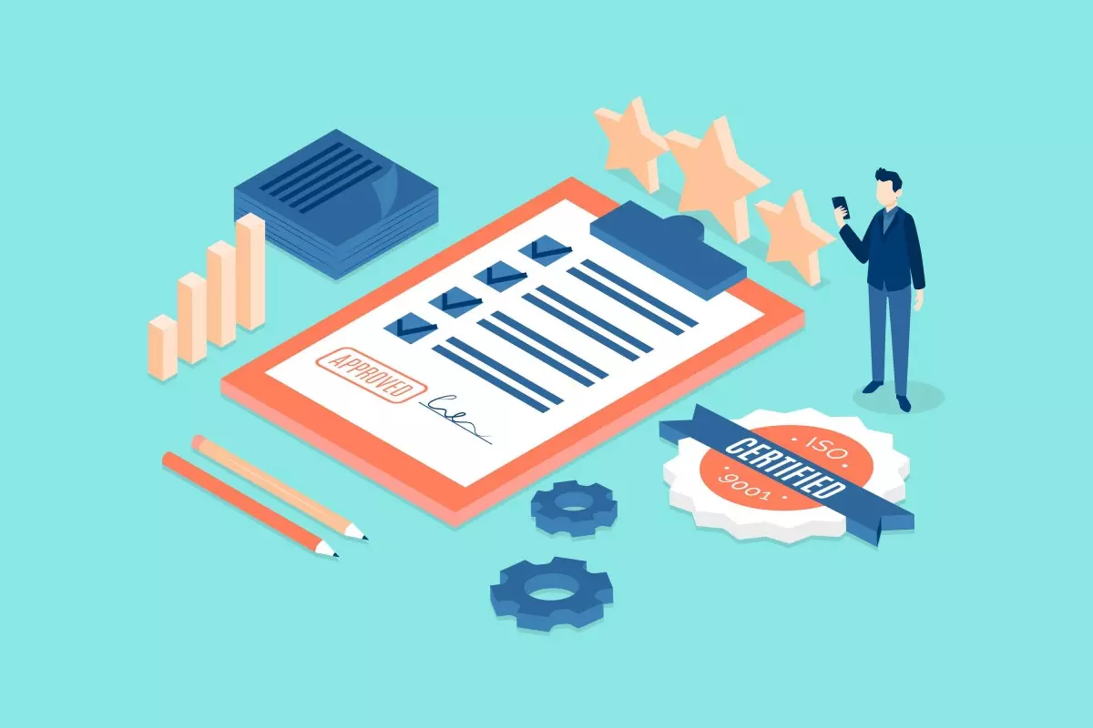 Ilustração representando contratos de trabalho intermitente, com gráficos e documentos relacionados ao trabalhador intermitente e seus contratos.