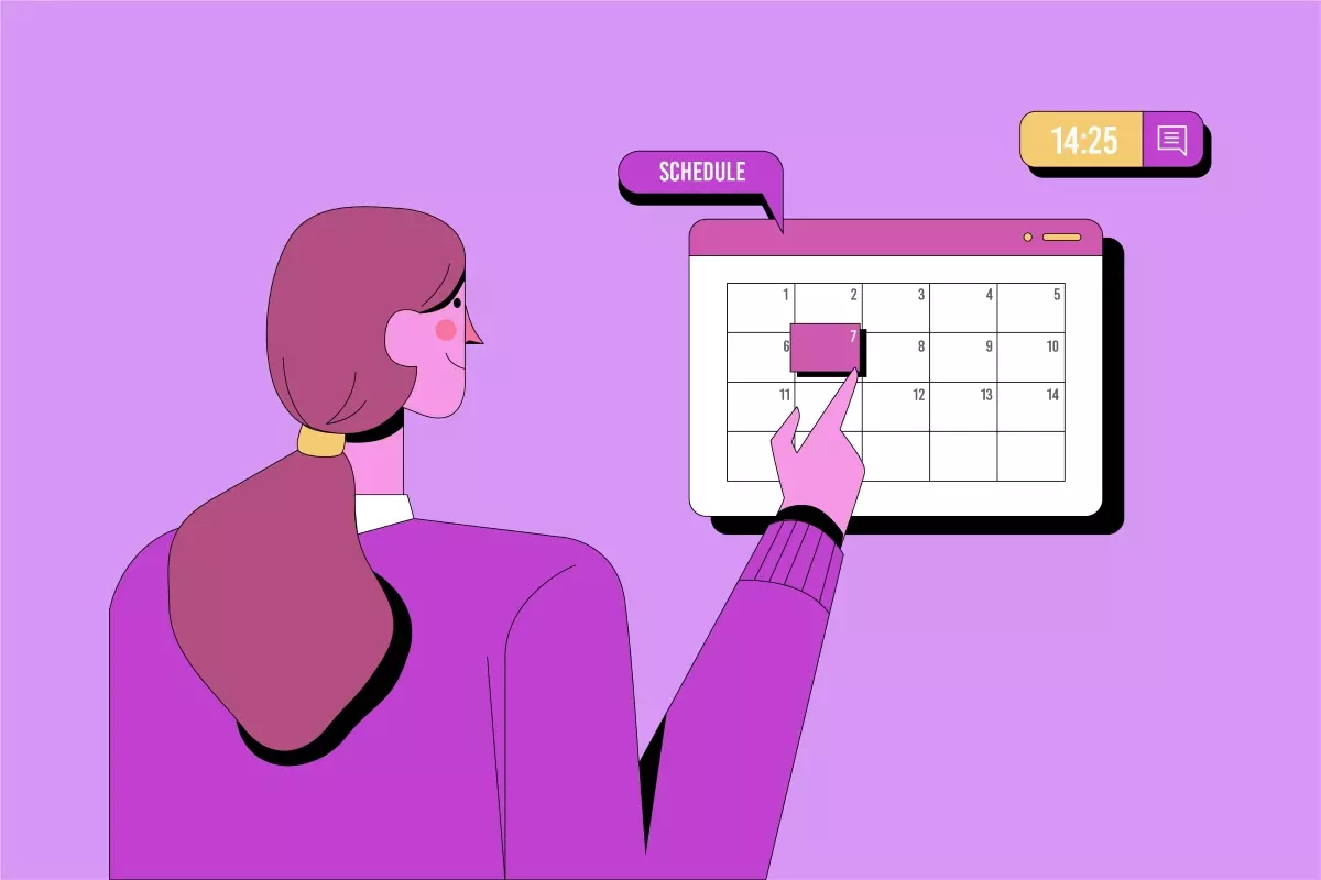 Imagem de uma pessoa anotando no calendário a quantidade de dias no mês que pode trabalhar com jejum intermitente, ajudando no planejamento. Ideal para quem busca informações sobre quantos dias no mês o intermitente pode trabalhar.